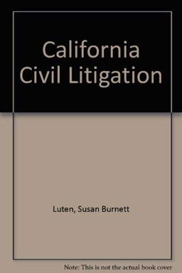 California Civil Litigation Study Guide 3rd 9780314206848 Front Cover