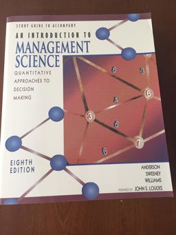 Introduction to Management Science Quantitation