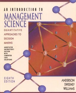 Introduction to Management Science