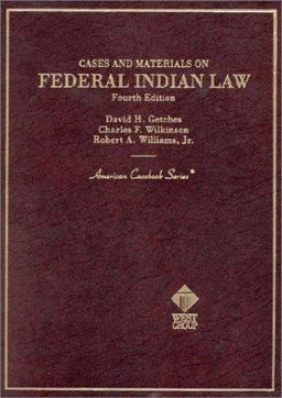 Cases on Federal Indian Law Cases on Federal Indian Law
