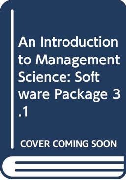Management Scientist Version 4.0 for Windows