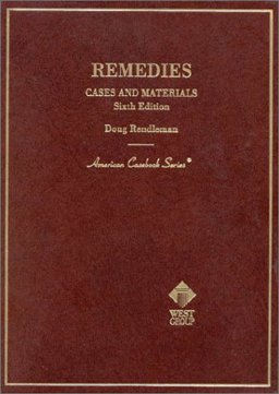 Cases and Materials on Remedies 6th 9780314223388 Front Cover