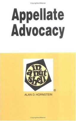 Appellate Advocacy in a Nutshell 2nd 9780314223784 Front Cover