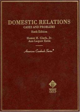 Cases and Problems on Domestic Relations 6th 9780314231215 Front Cover