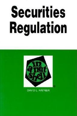 Securities Regulation in a Nutshell