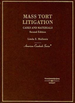 Mass Tort Litigation 2nd 9780314232311 Front Cover