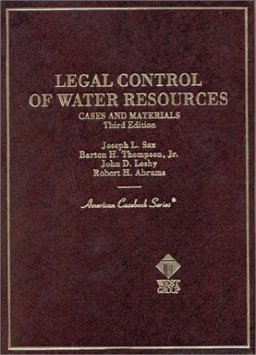 Legal Control of Water Resources