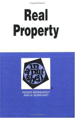 Real Property in a Nutshell 4th 9780314238061 Front Cover