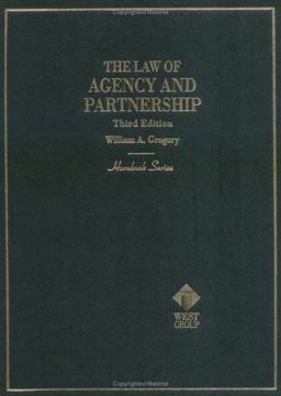 Law of Agency and Partnership 3rd 9780314238580 Front Cover