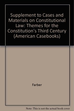 Supplement to Cases and Materials on Constitutional Law