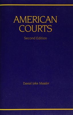 American Courts 2nd 9780314251336 Front Cover