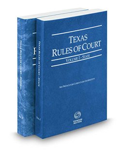 Texas Rules of Court 2001