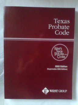 Tx Probate Code 2001 Pam