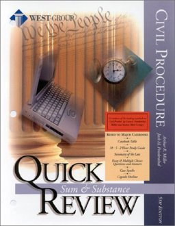 Civil Procedure Quick Review 5th 9780314262868 Front Cover