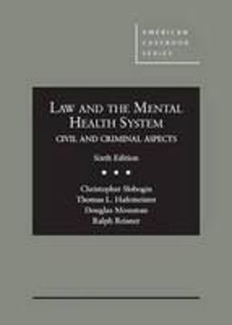 Law and the Mental Health System: Civil and Criminal Aspects  9780314267290 Front Cover