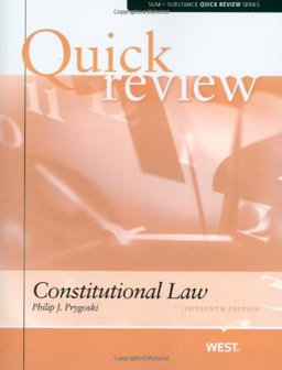 Constitutional Law Quick Review, 15th