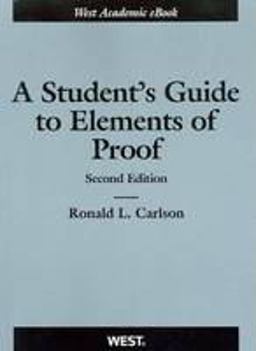 Guide to Elements of Proof  9780314274045 Front Cover