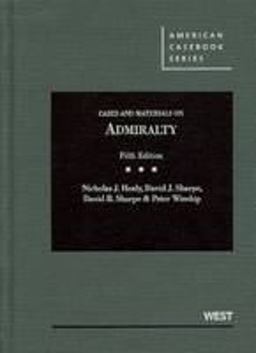 Cases and Materials on Admiralty 5th 9780314275127 Front Cover