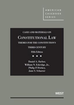 Cases and Materials on Constitutional Law