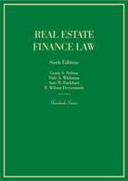 Real Estate Finance Law:  9780314278326 Front Cover