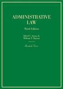 Administrative Law:  9780314279415 Front Cover