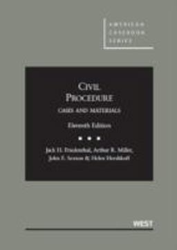Civil Procedure: Cases and Materials  9780314280169 Front Cover
