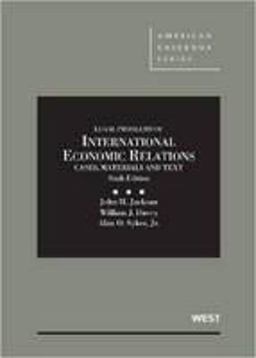 Cases, Materials and Texts on Legal Problems of International Economic Relations:  9780314280268 Front Cover