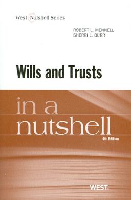 Wills and Trusts in a Nutshell 4th 9780314280626 Front Cover