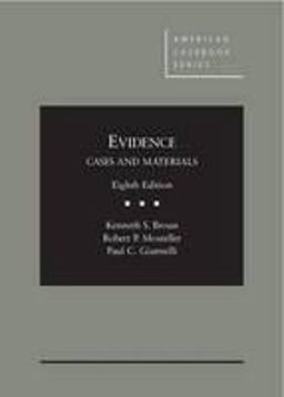 Evidence:  9780314281470 Front Cover