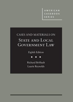 STATE+LOCAL GOVERNMENT LAW,CS.+MTRLS.  9780314285010 Front Cover