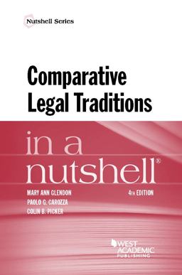 Comparative Legal Traditions in a Nutshell 4th 9780314285607 Front Cover