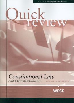 Quick Review of Constitutional Law