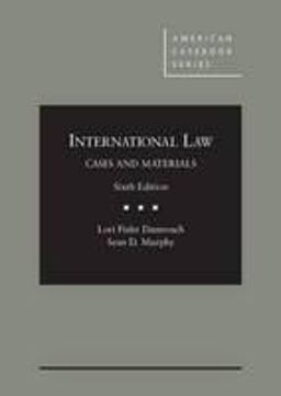 International Law: Cases and Materials  9780314286437 Front Cover