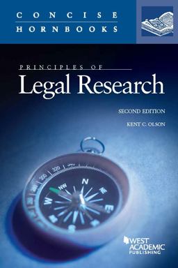 Principles of Legal Research 2nd 9780314286642 Front Cover