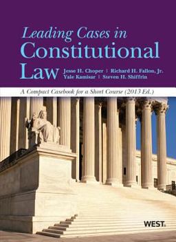 Leading Cases in Constitutional Law
