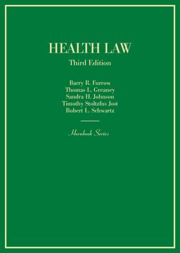 Health Law 3rd 9780314289070 Front Cover