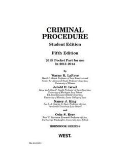 Criminal Procedure