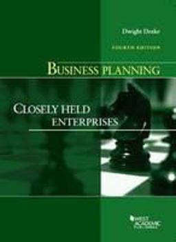 Business Planning: Closely Held Enterprises  9780314289605 Front Cover