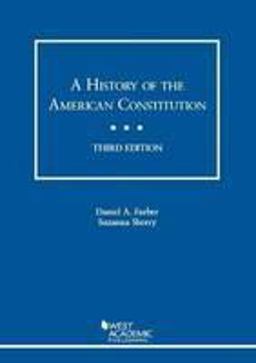 A History of the American Constitution:  9780314289711 Front Cover