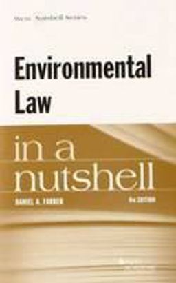 Environmental Law in a Nutshell:  9780314290304 Front Cover