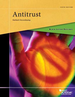 Black Letter Outline on Antitrust 6th 9780314290991 Front Cover