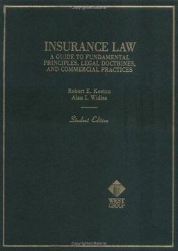 Basic Text on Insurance Law Basic Text on Insurance Law