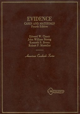 Evidence, Cases and Materials