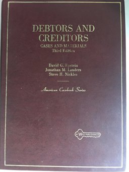 Debtors and Creditors, Cases and Materials