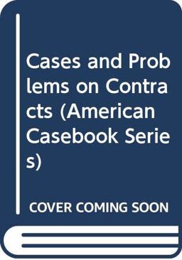 Contracts, Cases and Problems 2nd 1989 Reprint  9780314518149 Front Cover