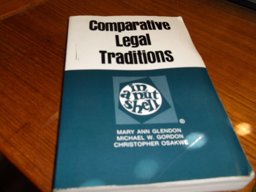 Comparative Legal Traditions in a Nutshell Comparative Legal Traditions in a Nutshell