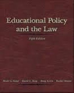 Educational Policy and the Law Educational Policy and the Law
