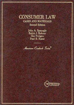 Cases and Materials on Consumer Law 2nd 9780314786517 Front Cover
