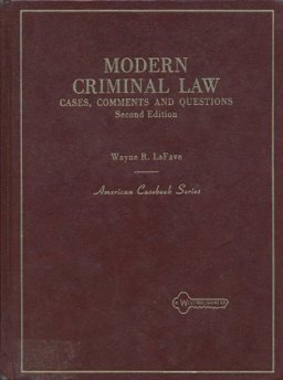 Modern Criminal Law
