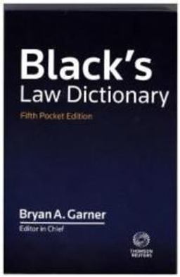 Blacks Law Dictionary:  9780314844897 Front Cover